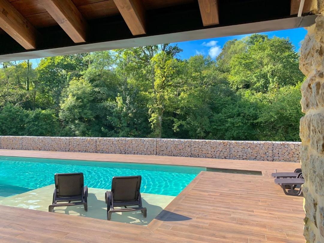 2 Apartamentos En Villa Con Piscina Privada En Asturias El Marquesau Noriega Esterno foto