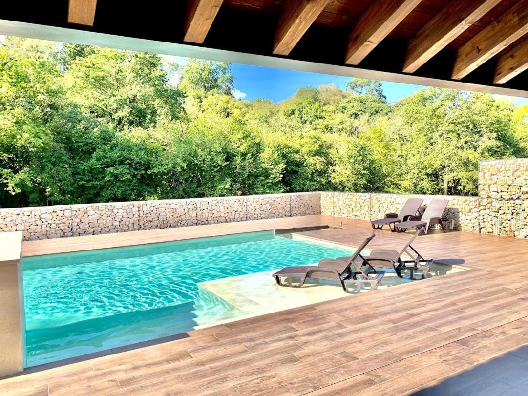 2 Apartamentos En Villa Con Piscina Privada En Asturias El Marquesau Noriega Esterno foto