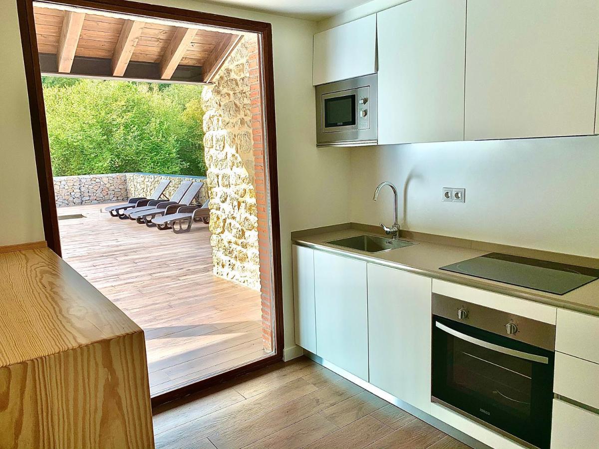 2 Apartamentos En Villa Con Piscina Privada En Asturias El Marquesau Noriega Esterno foto