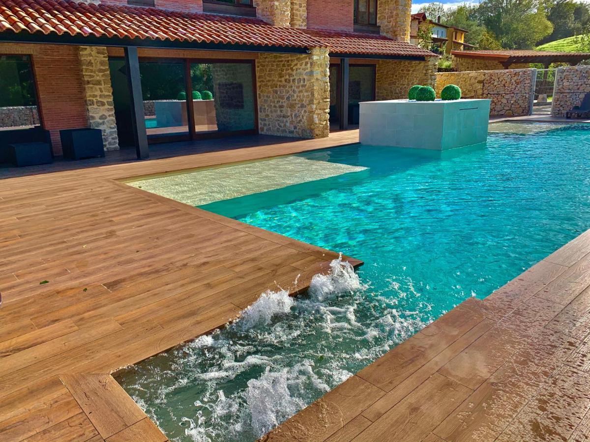 2 Apartamentos En Villa Con Piscina Privada En Asturias El Marquesau Noriega Esterno foto