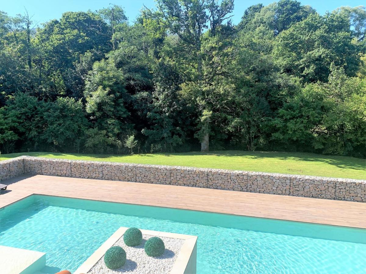 2 Apartamentos En Villa Con Piscina Privada En Asturias El Marquesau Noriega Esterno foto